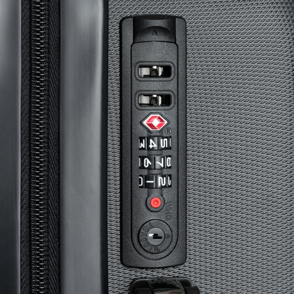 Vistelle monogram carry-on suitcase — compact travel luggage
