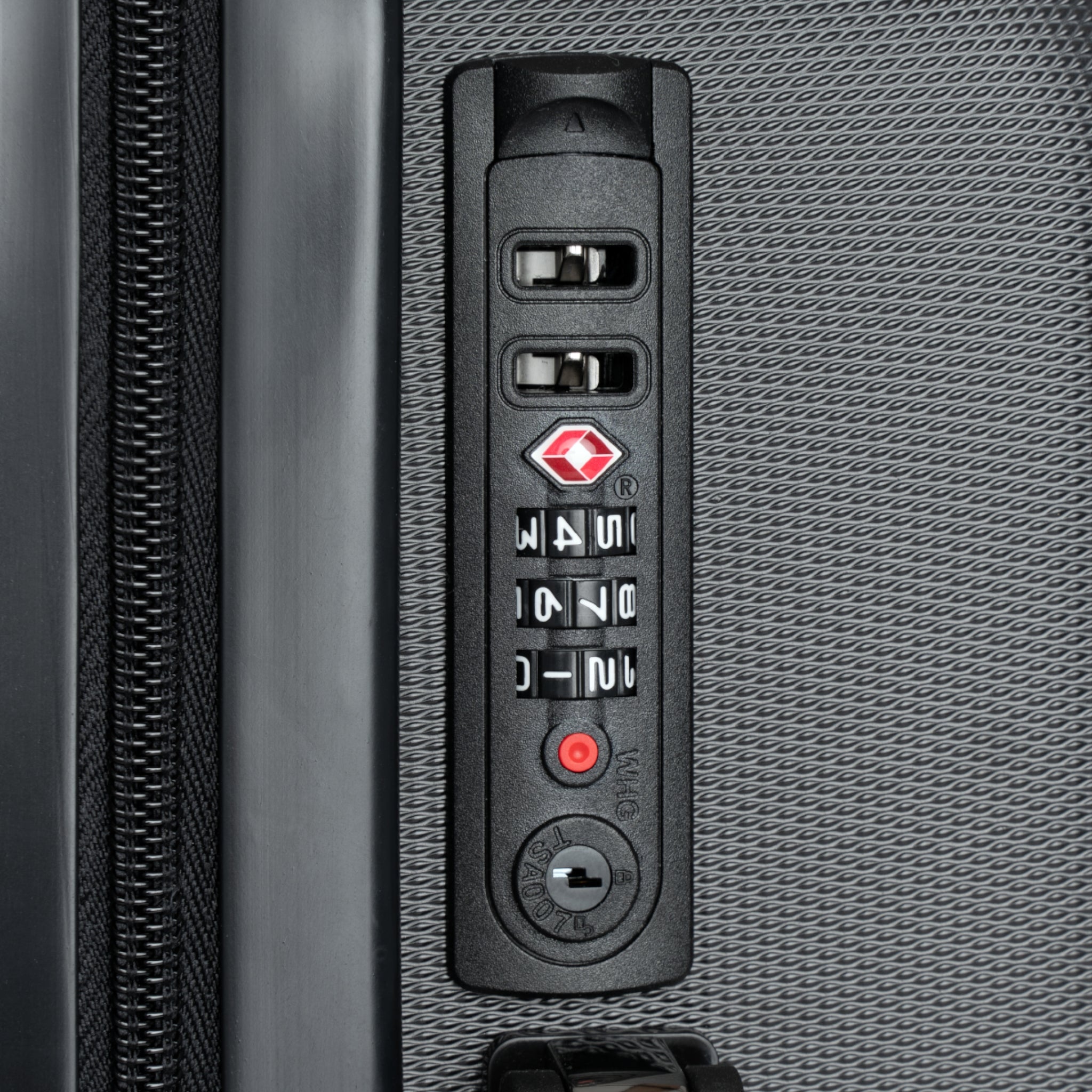 Vistelle monogram carry-on suitcase — compact travel luggage