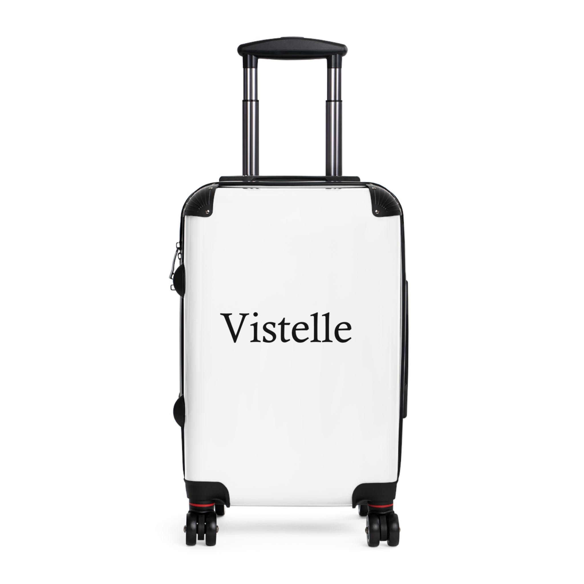 Vistelle monogram carry-on suitcase — compact travel luggage