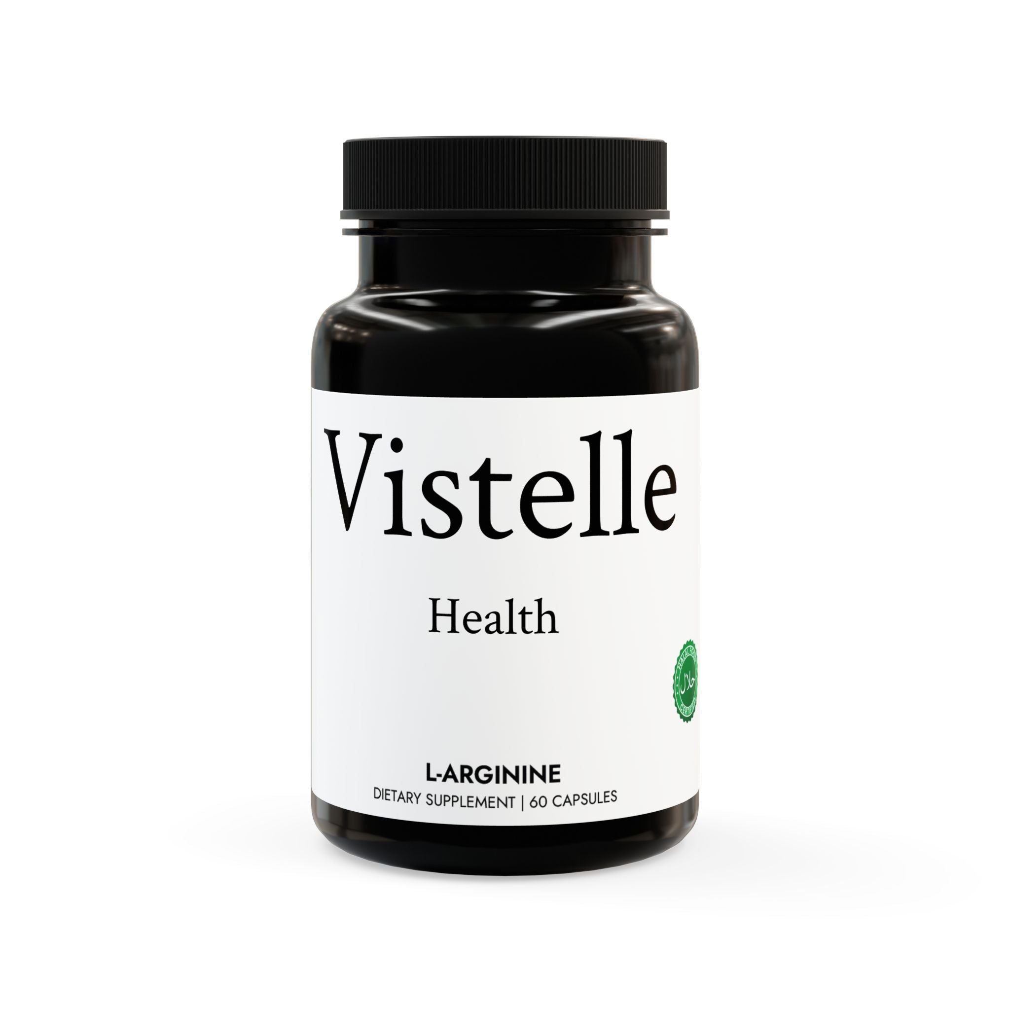 Vistelle (halal) (Vegan and Vegetarian friendly) L-Arginine supplement (60 Capsules)