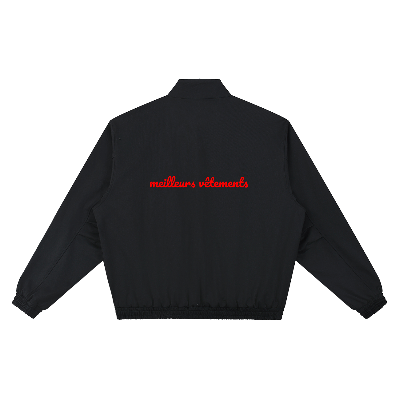 Vistelle Luxe stand collar bomber jacket