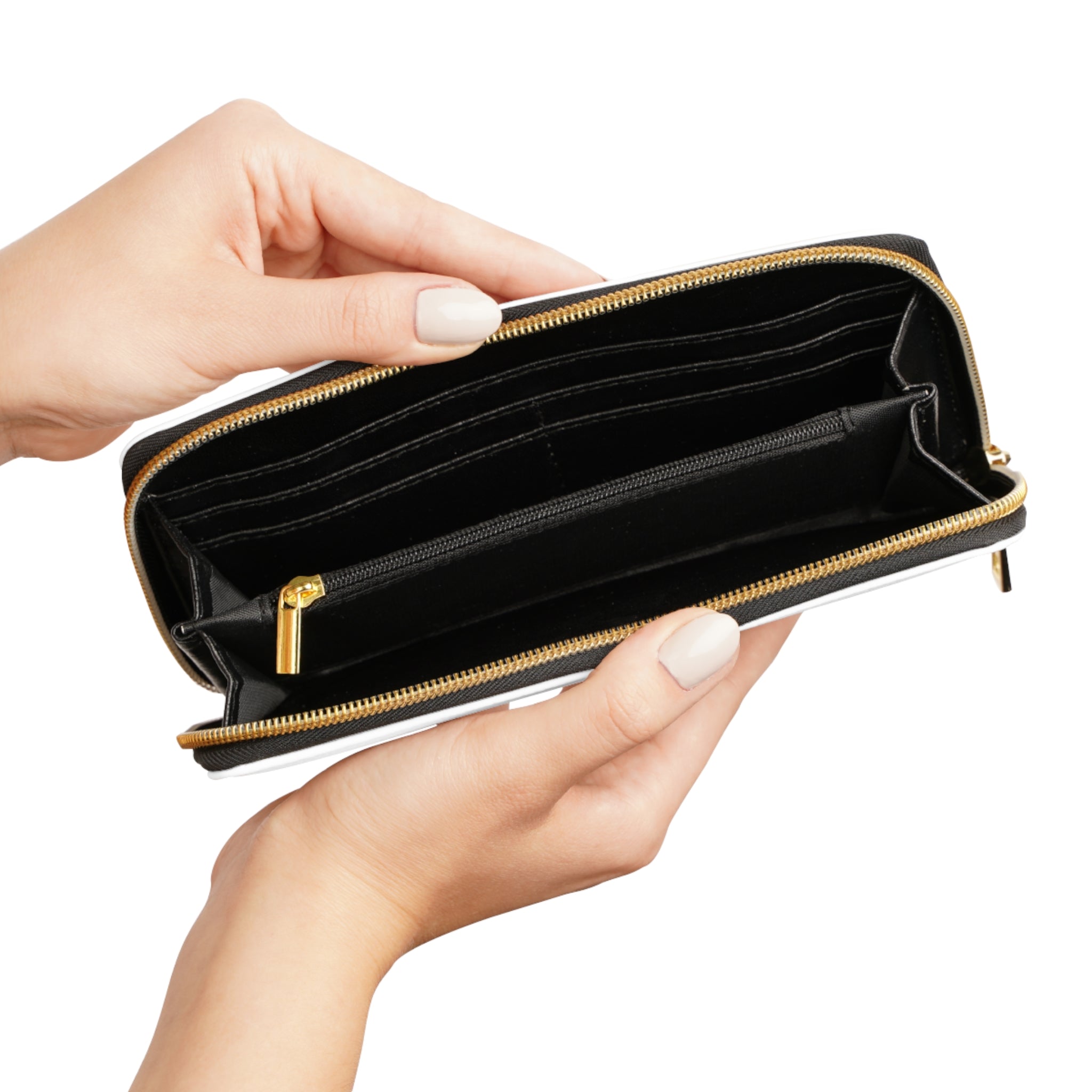 Vistelle zipper wallet (White)