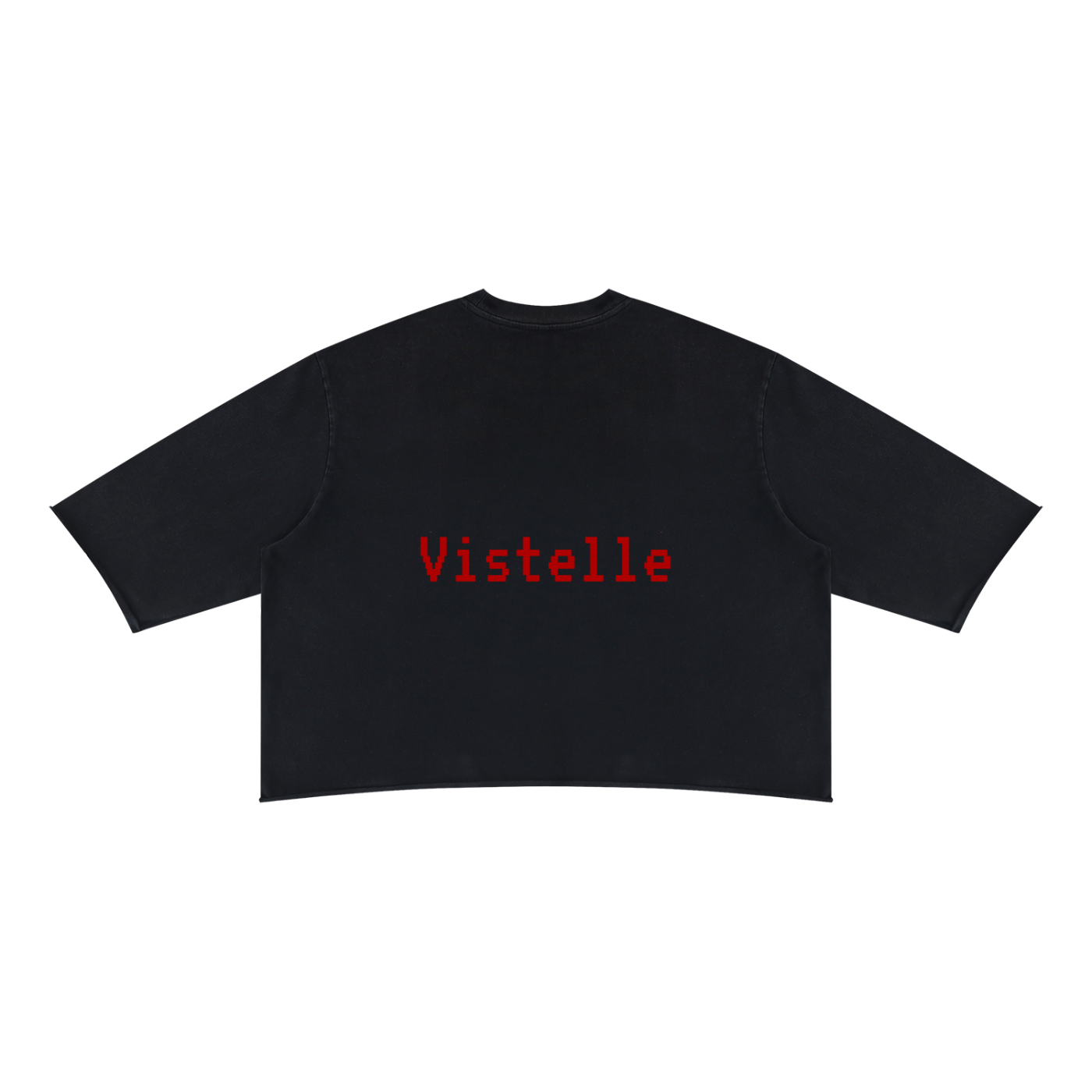 Vistelle Premium unisex mineral wash raw hem boxy T-Shirt
