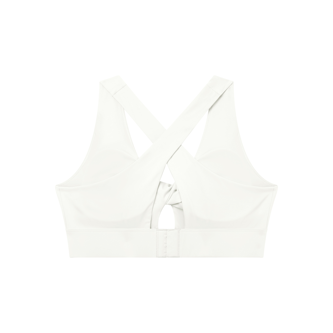 Vistelle women's twist front V-neck sports bra
